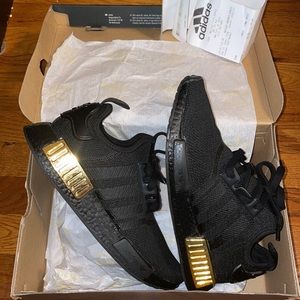🏆14K Gold 🏆 Black Adidas NMD